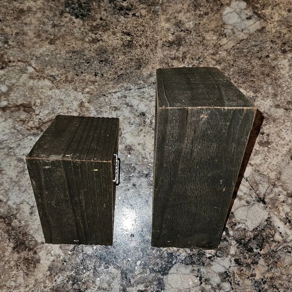 Alibi Interiors California | Handmade Rustic Wooden Triangle Set
